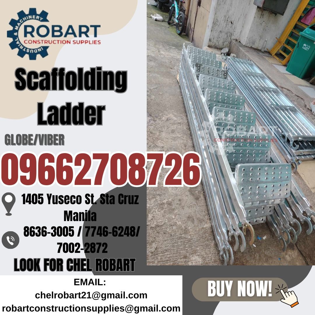 SCAFFOLDING LADDER, Commercial & Industrial, Construction Tools ...