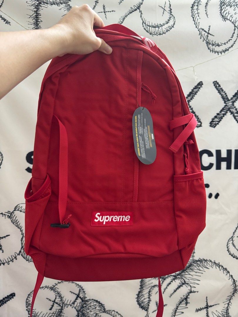 Supreme 18SS 44th Backpack Red Carousell