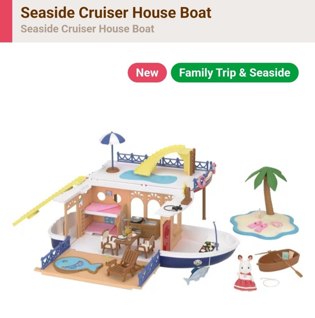 Sylvanian families seaside cruiser sales