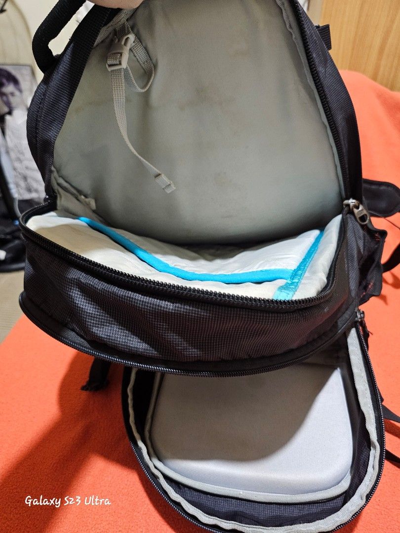 Thule Sweden Backpack 4 Compartments (Category: Backpacks) located in Quezon City. Submitted by bagsforless16 (Listing ID 1320107973, Image 3). Description: Zipped Compartment for Glass & Gadgets Front Zip Pockets Front Compartment with Adjustable Strap Main Compartment with Laptop Slot 2 Side Pockets Padded Adjustable Strap Top Hook Handle Ready to Use.
