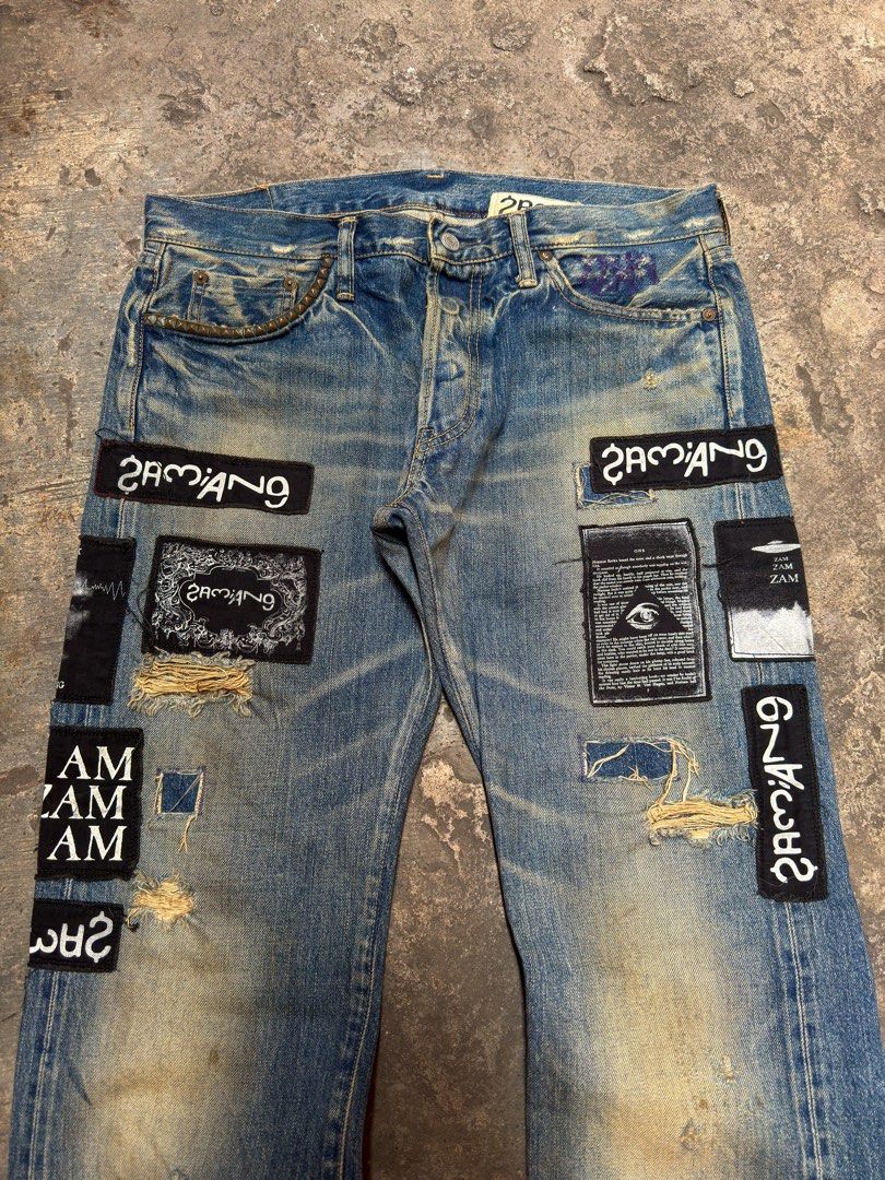 UNDERCOVER X HYSTERIC GLAMOUR SS06 ZAMIANG, Men's Fashion, Bottoms, Jeans  on Carousell