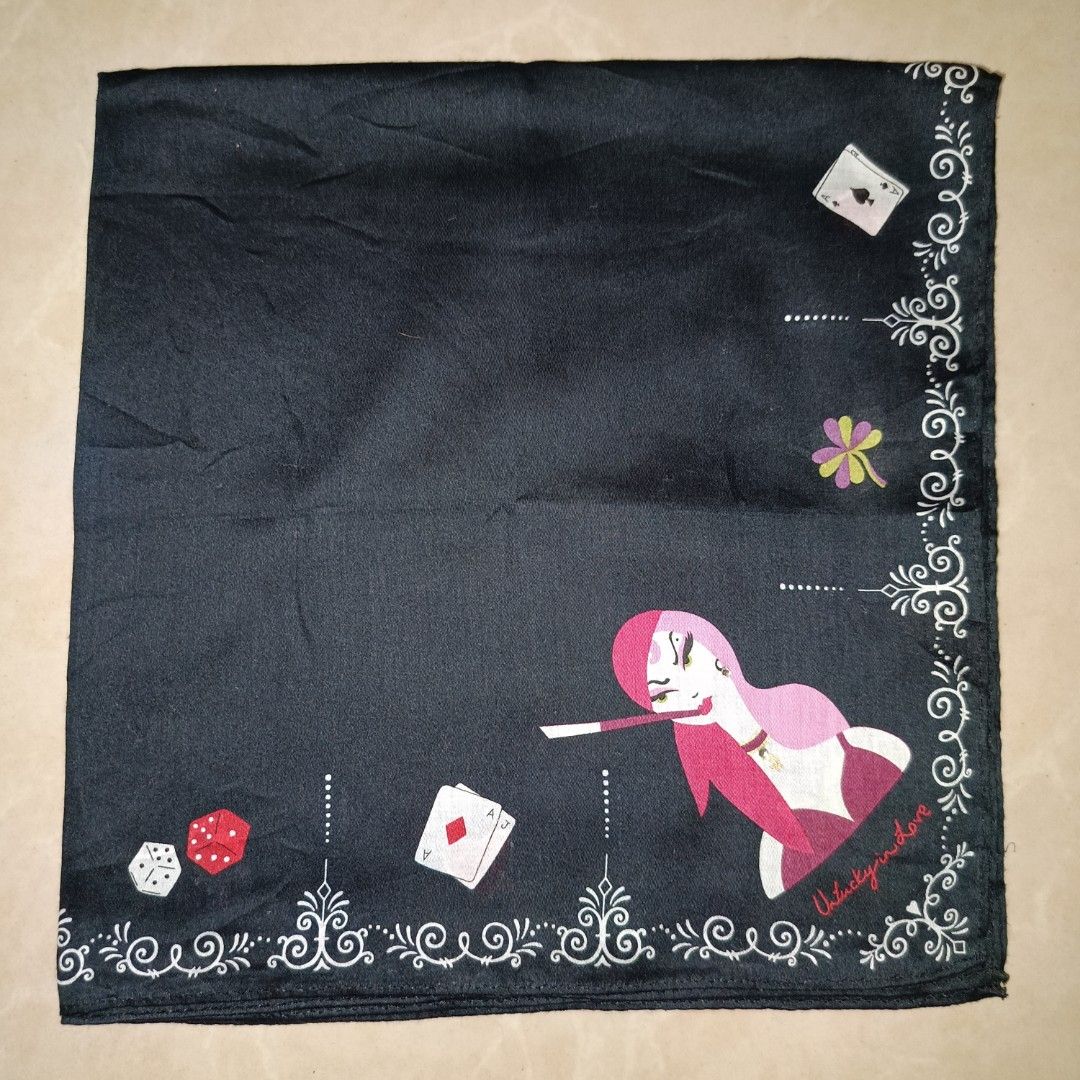 UNLUCKYINLOVE HANDKERCHIEF (Category: Towels, Napkins & Holders) located in Cagayan de Oro. Submitted by mmmdshop (Listing ID 1320211320, Image 1). Description: Large face towel 14x14 from Japan slightly used to good as new. JAPAN SOURCE. CHECKOUT OUR FB PAGE "HOUSE OF SCARVES COLLECTION"..