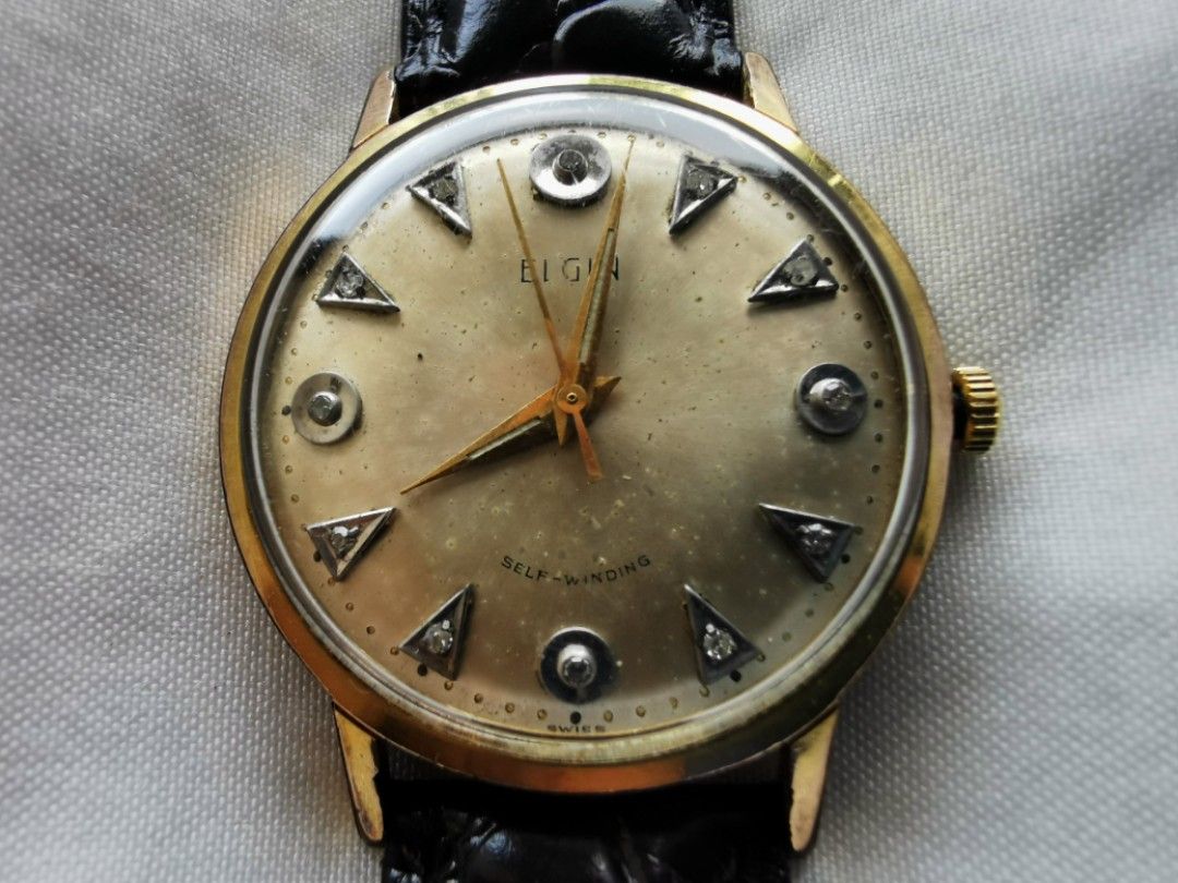 Vintage elgin automatic watch on sale