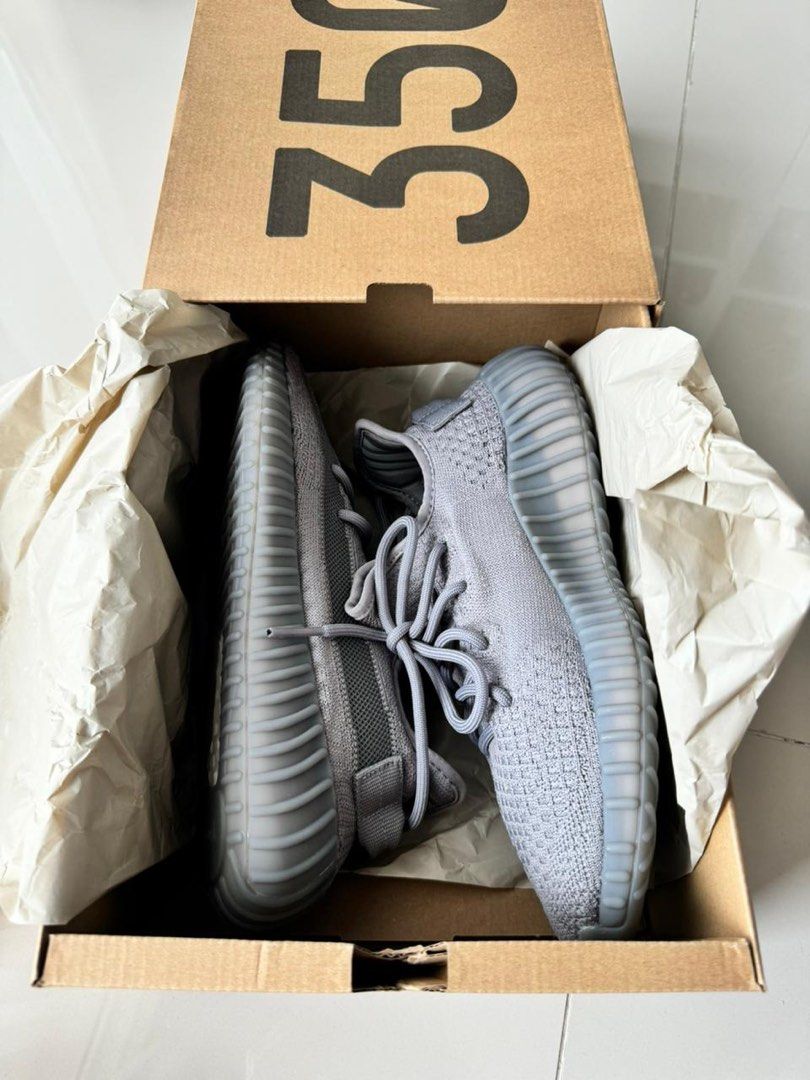 Yeezy Boost 350 V2 Steel Grey Men s Fashion Footwear Sneakers on Carousell