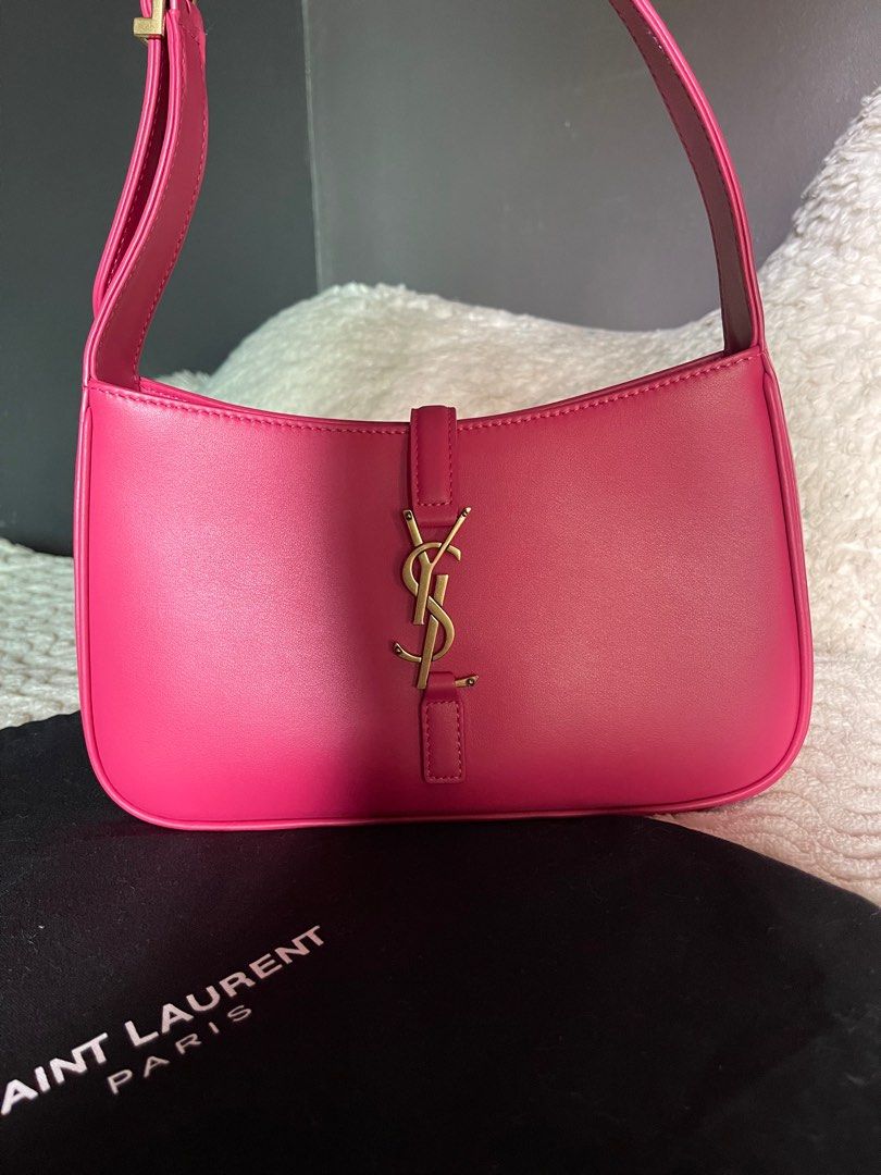 YSL Kili bag (Category: Luxury Bags & Wallets) located in Tagaytay City. Submitted by verycutesy8 (Listing ID 1316211984, Image 3). Description: Flash sale today only YSL kili bag in pink color, real leather, suede interior, adjustable straps. Inclusions dustbag only. No returns, No exchange, No refunds..