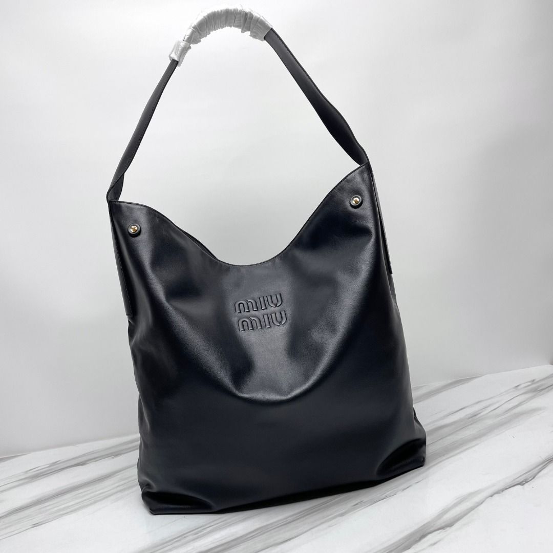Miu miu leather shoulder tote bag discount
