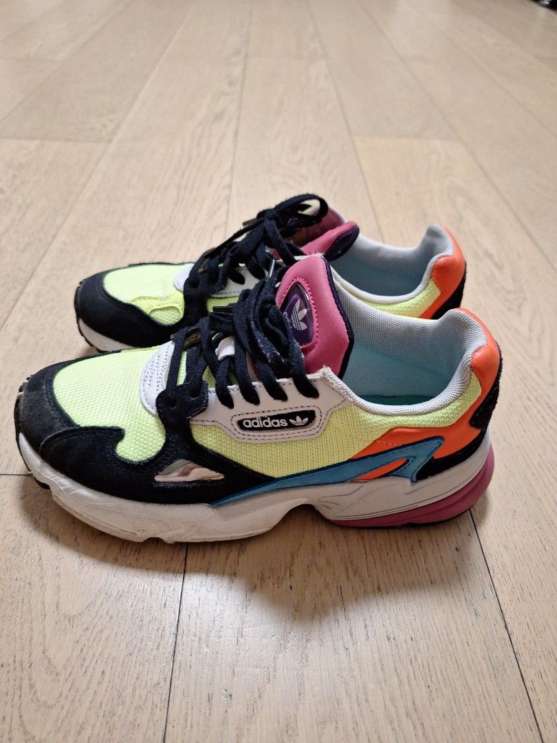 Adidas neon falcon new arrivals