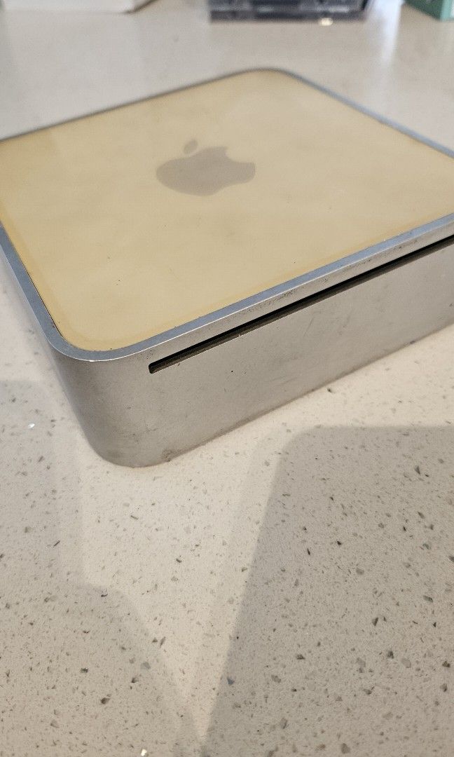 Apple Mac Mini (Category: Desktops) located in Muntinlupa City. Submitted by inalostcarro (Listing ID 1320255637, Image 1). Description: Mac mini for sale. AS IS WHERE IS. No cables. Please check the serial number for specs. Not sure what if this still works. Make me your best offer..