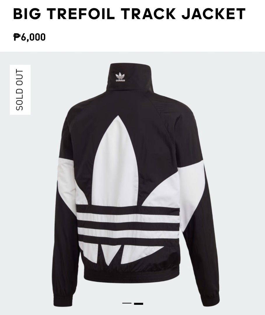 Large trefoil track suit top