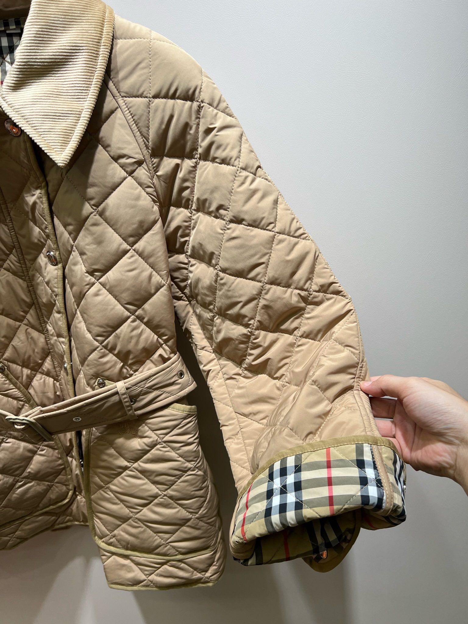 Burberry corduroy jacket discount