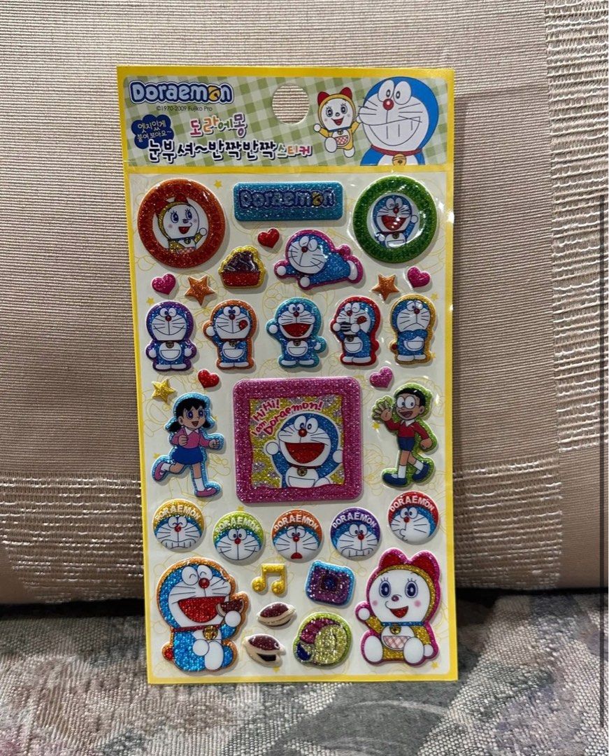 Authentic doraemon puffy sticker (Category: Character Goods) located in Manila. Submitted by mybeadshop (Listing ID 1320254208, Image 1). Description: .