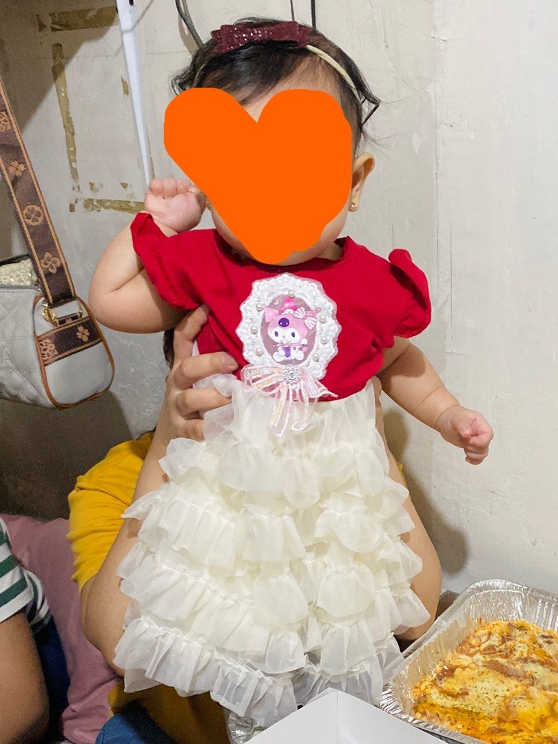 BABY KUROMI BIRTHDAY DRESS, Babies & Kids, Babies & Kids Fashion on  Carousell