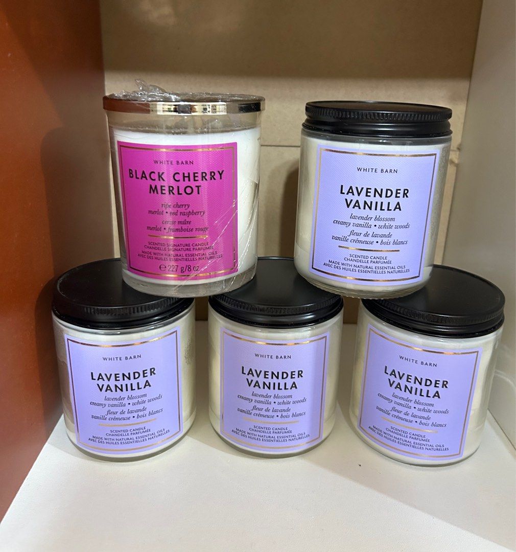 Bath & Body Works Scented Candle (Category: Home Fragrance) located in Las Pinas. Submitted by cafferella_shopph (Listing ID 1320242211, Image 2). Description: 🇨🇦 Authentic Bath & Body Works ❤️ Sold per piece ❤️ soothing and relaxing fragrance.