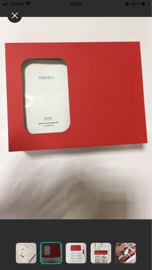 Brand new and unworn! Meizu Sports EP51 earphones ( White ) with Bluetooth function62853059762306111