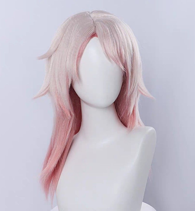 Brand new Jiaoqiu WIG ONLY hsr pink wig Hobbies Toys Memorabilia Collectibles Fan Merchandise on Carousell