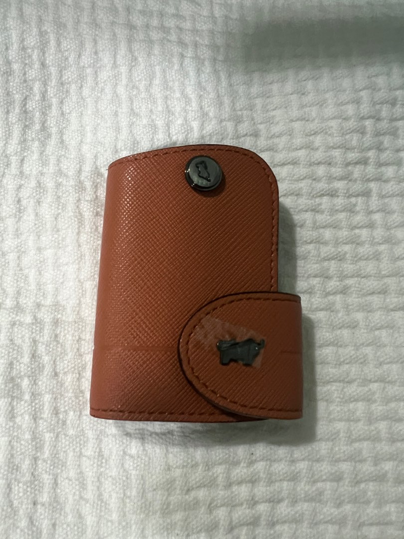 Braun Buffel Key Holder Pouch Genuine Leather Women s Fashion Bags Wallets Purses Pouches on Carousell