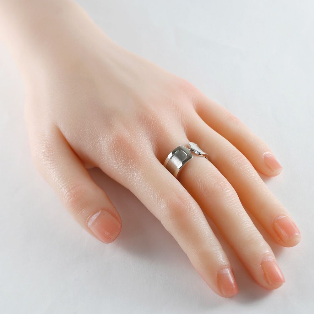 Cartier C2 55 Ring Size 14.5 18K White Gold Women s Fashion Jewelry Organizers Rings on Carousell
