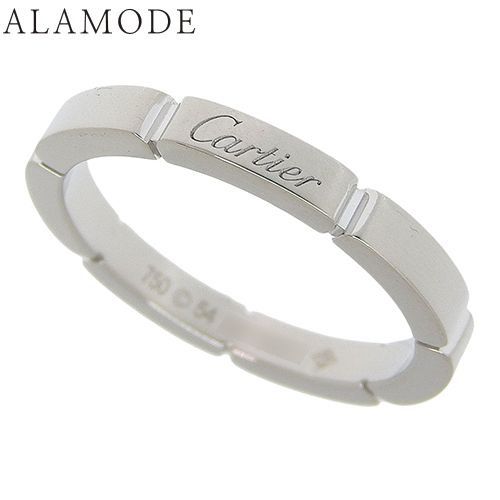 CARTIER Maillon Panthere Ring K18 White Gold WG Ring Size 14 54 Silver Women s Fashion Jewelry Organizers Rings on Carousell