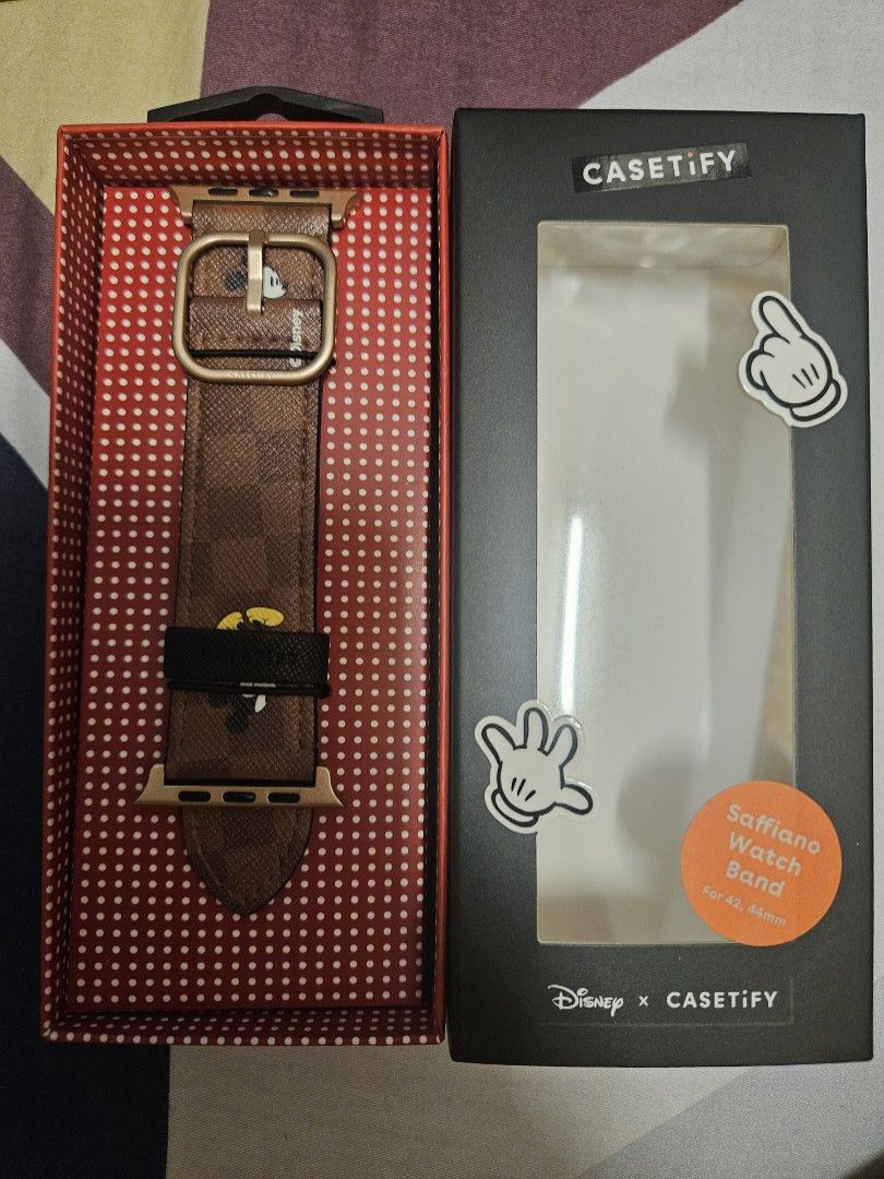 Casetify x Mickey Mouse 42mm Apple Watch Leather Strap 米奇老鼠錶