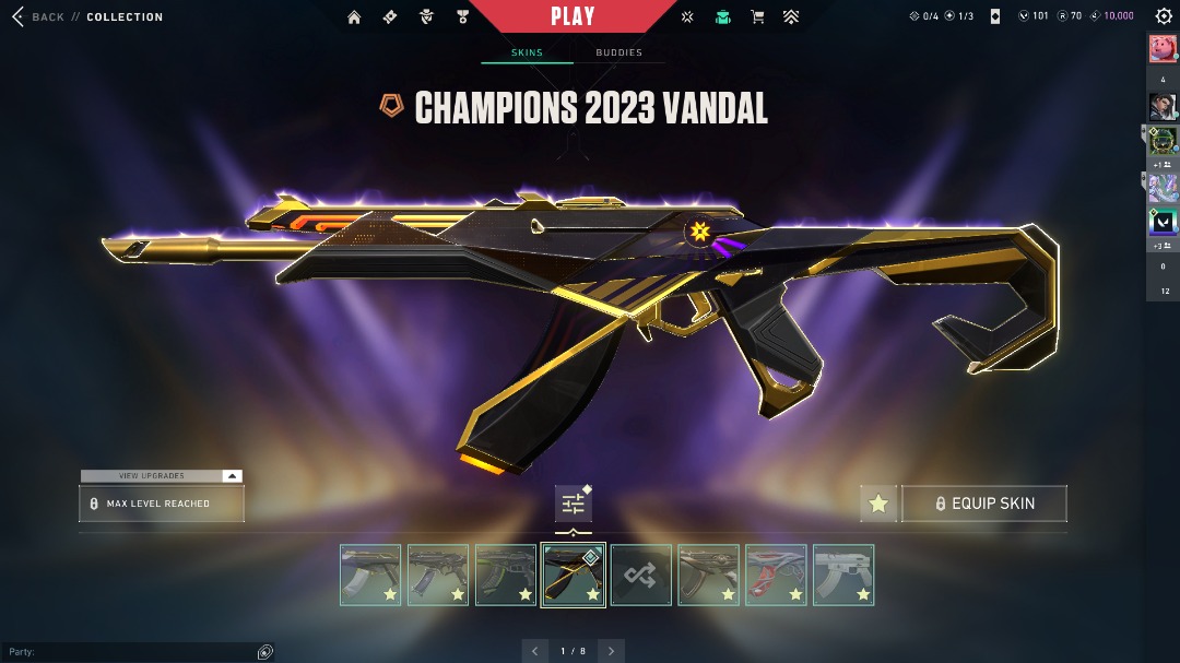CHEAP 47 PREMIUM VALORANT ACCOUNT WITH SPECTRUM CHAMPIONS REAVER, Video ...
