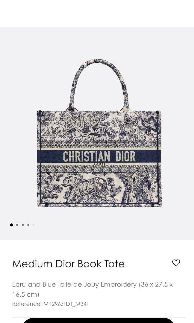Christian Dior Book Tote Bag Medium Luxury Bags Wallets on Carousell