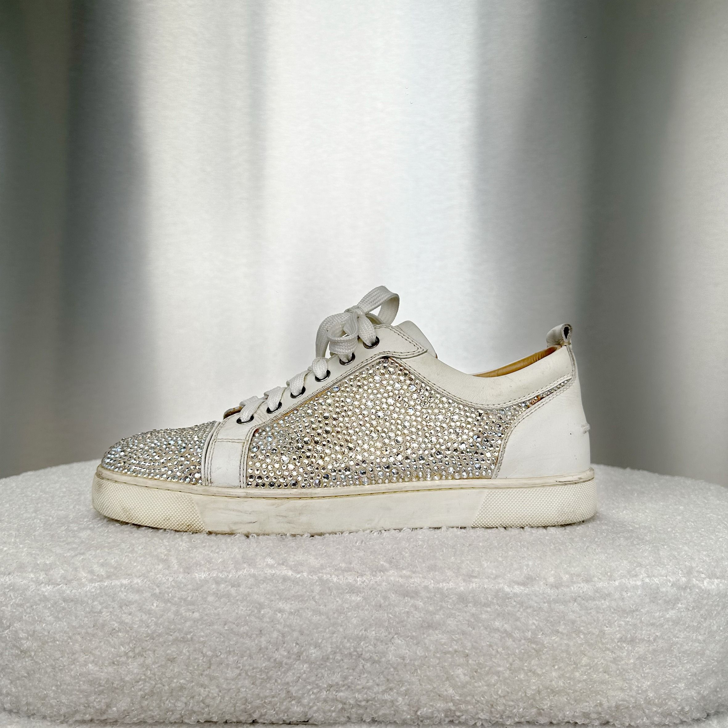 Christian Louboutin Louis Junior Strass Luxury Sneakers Footwear on Carousell