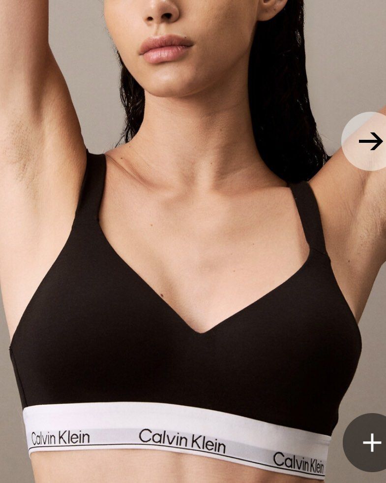 Ck modern cotton bralette shop