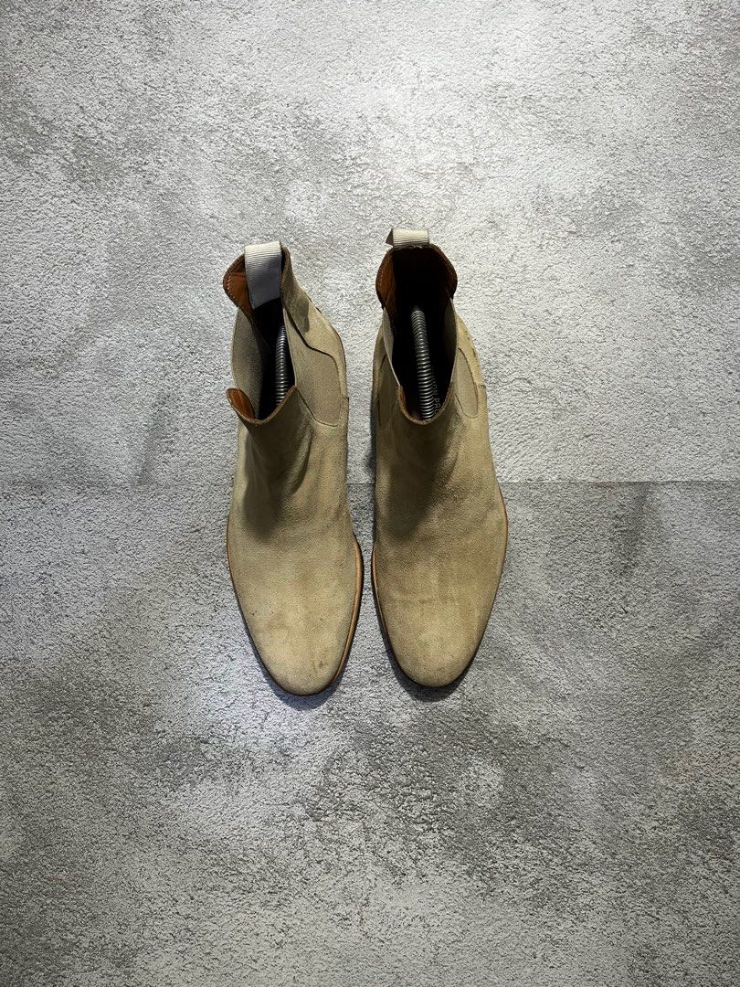 Common Projects Sand Suede Chelsea Boots Men s Fashion Footwear Boots on Carousell