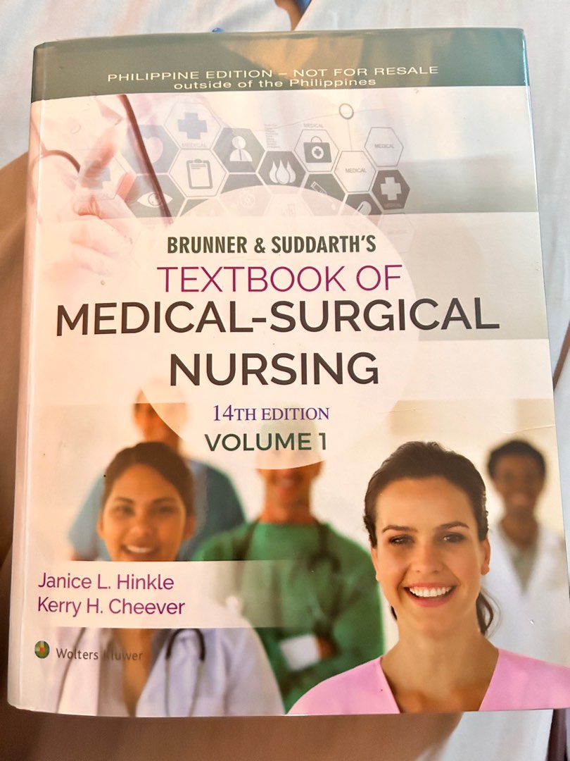 Complete set of Medsurg 14th ed (Vol 1 & 2), Hobbies & Toys, Books