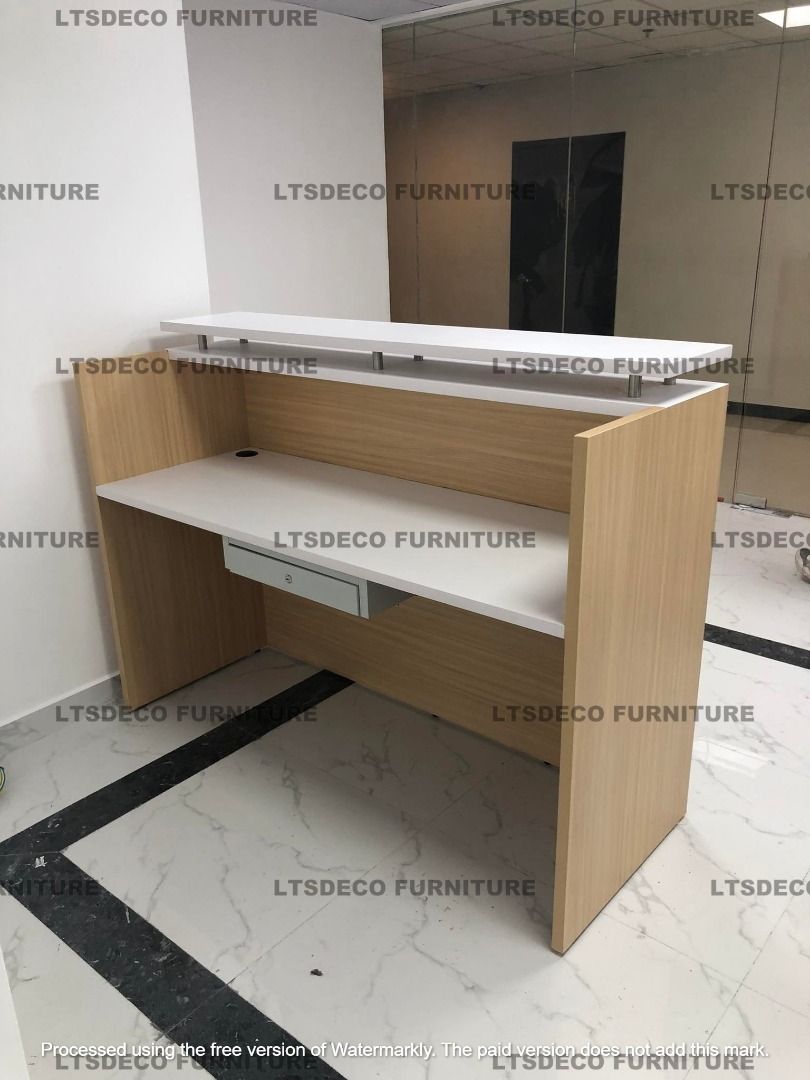 COUNTER TABLE RECEPTION DESKS- TABLES OFFICE PARTITION FURNITURE ...