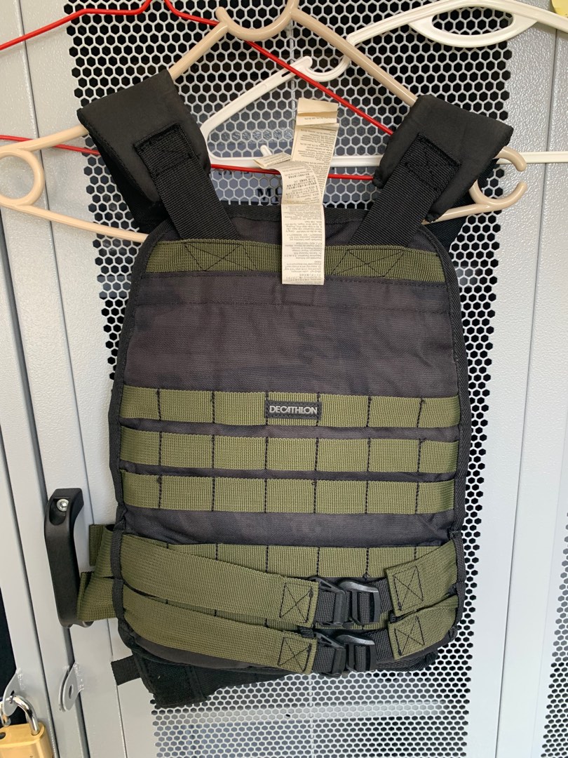 Decathlon Weighted Vest Sports Equipment Exercise Fitness Weights Dumbbells on Carousell