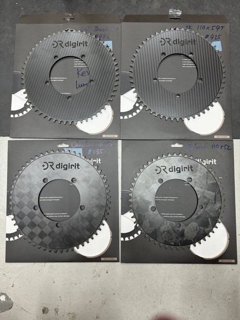 Digirit 56 Chainring Fibre-Lyte Carbon Track Chainring 56 Tooth