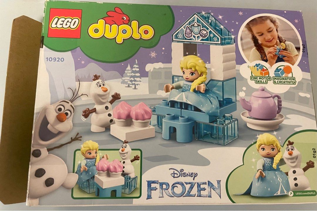 frozen LEGO duplo 10920 (elsa and olaf 's tea party, 興趣及遊戲