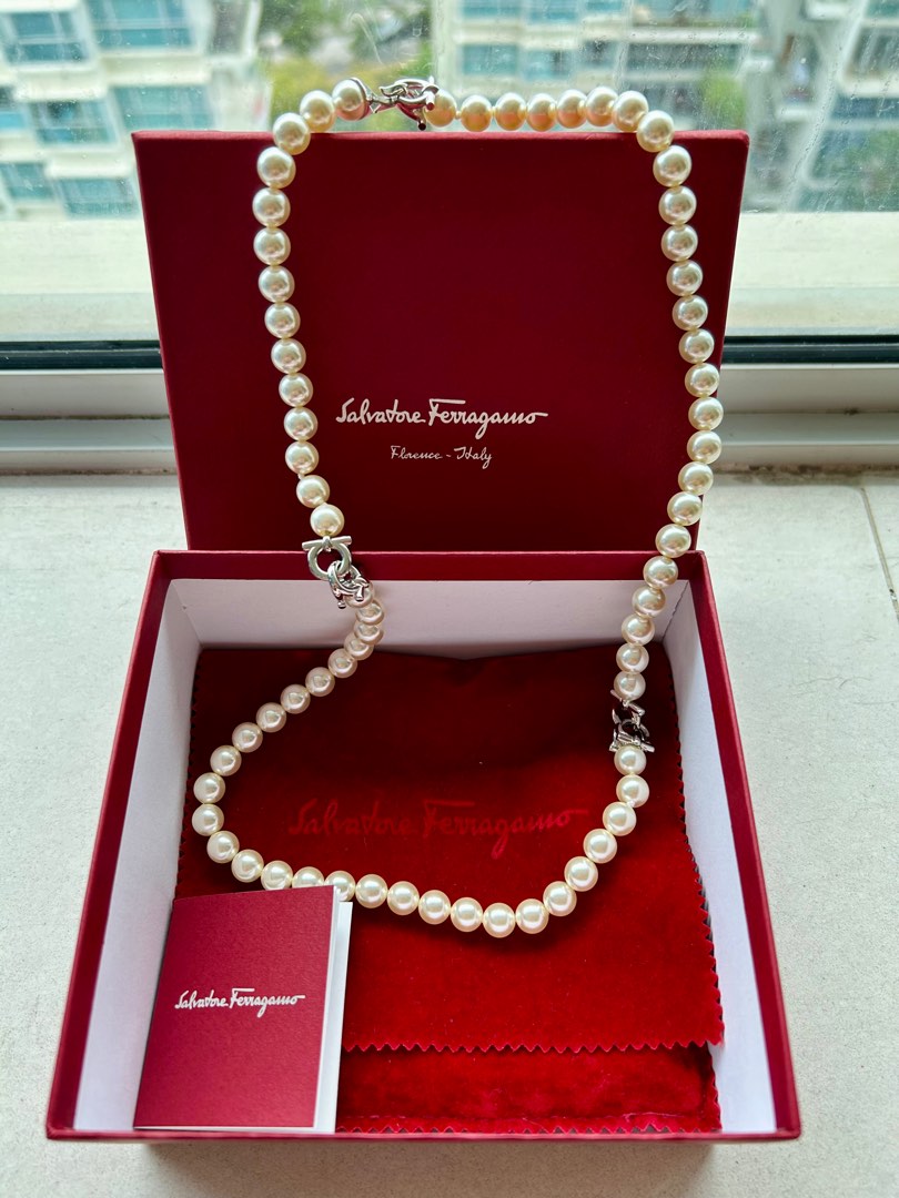 Ferragamo Pearl Necklace