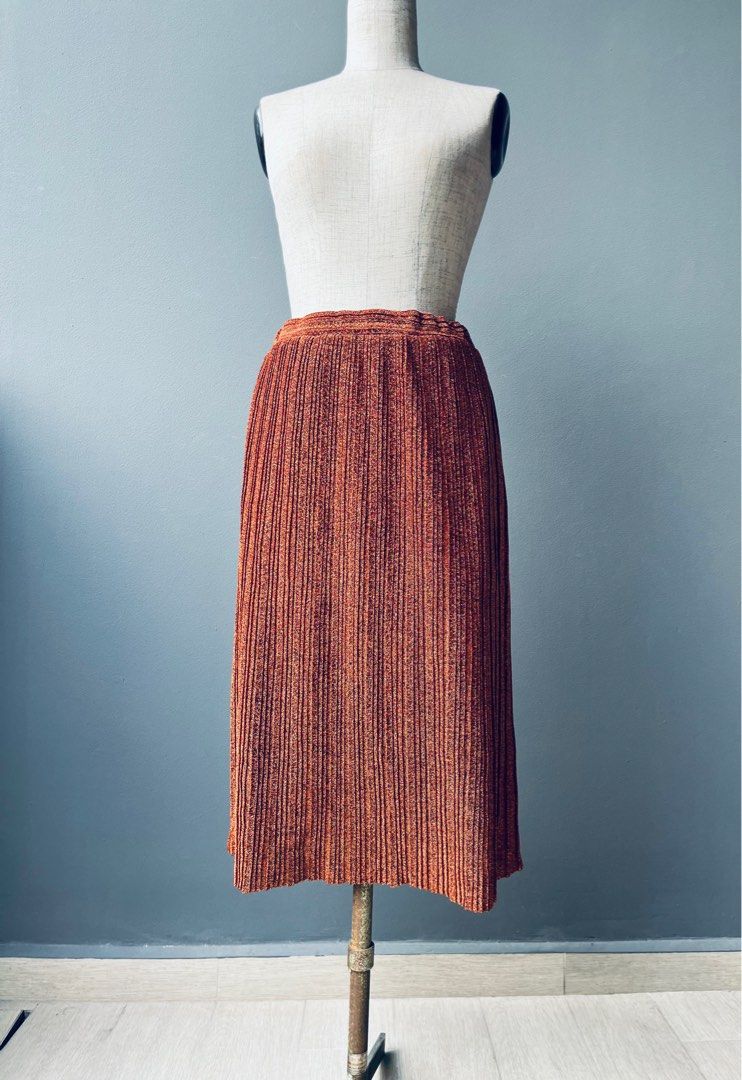 Mango Indonesia Pleated Skirt Dress Mango Free Delivery Mango