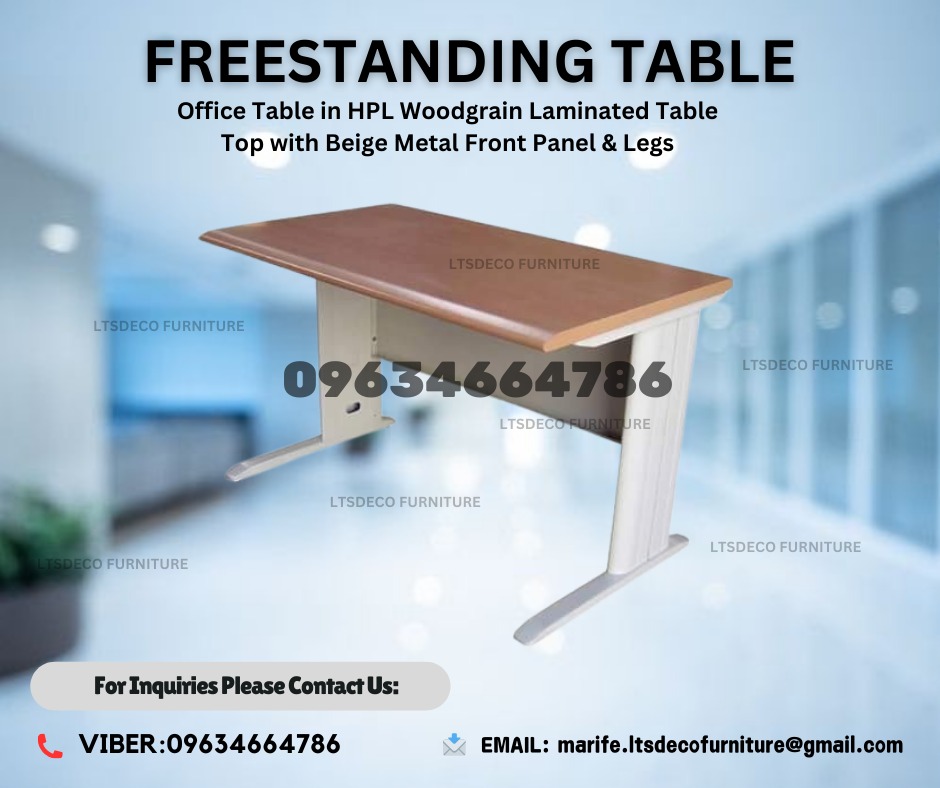 FREESTANDING TABLE DESKS- OFFICE PARTITION FURNITURE ---OFFICE SUPPLY ...