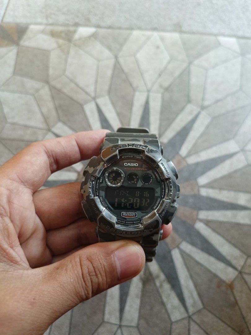 GSCHOCK Camouflage ( GD-120CM) (Category: Men's Watches) located in San Pedro. Submitted by all_gooditems (Listing ID 1320253824, Image 1). Description: Good condition ALL buttons are working.