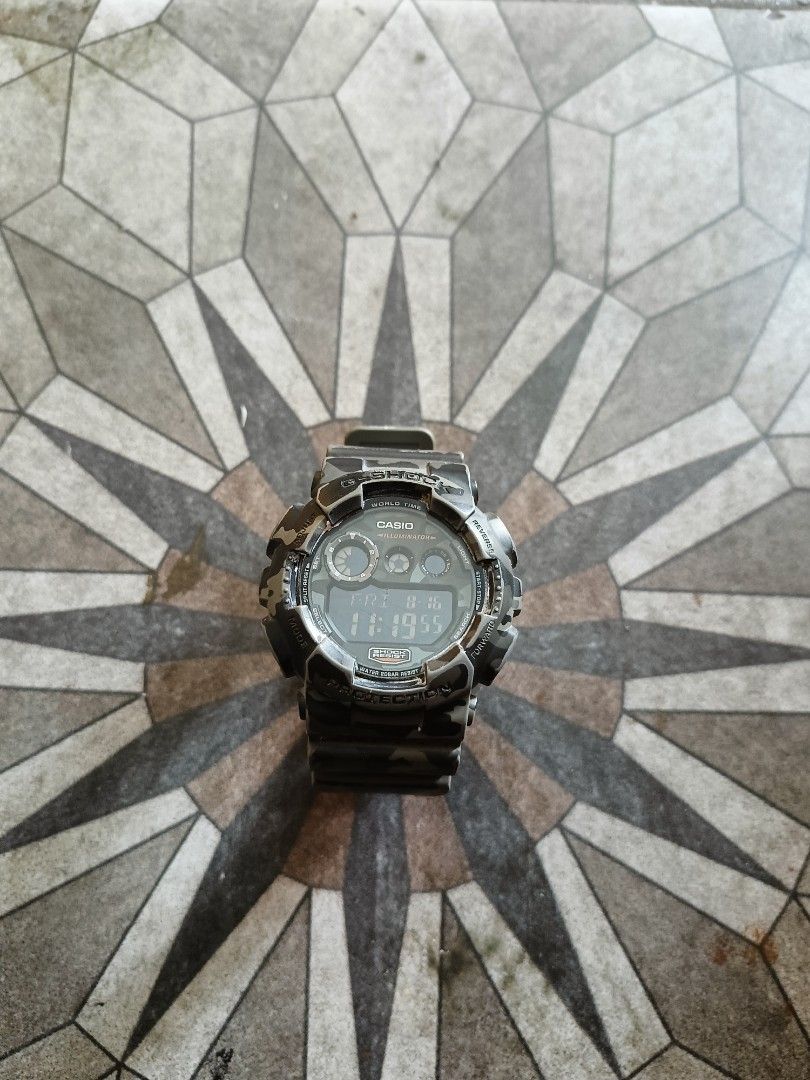 GSCHOCK Camouflage ( GD-120CM) (Category: Men's Watches) located in San Pedro. Submitted by all_gooditems (Listing ID 1320253824, Image 2). Description: Good condition ALL buttons are working.
