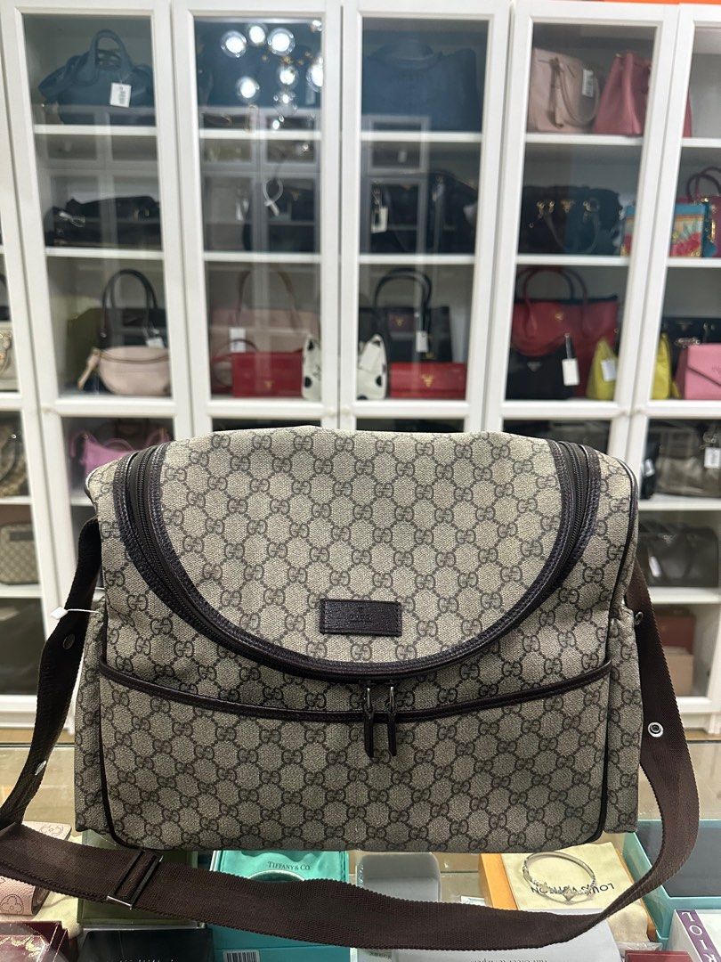 Gucci GG Supreme Coated Canvas Baby Diaper Bag Luxury Bags Wallets on Carousell