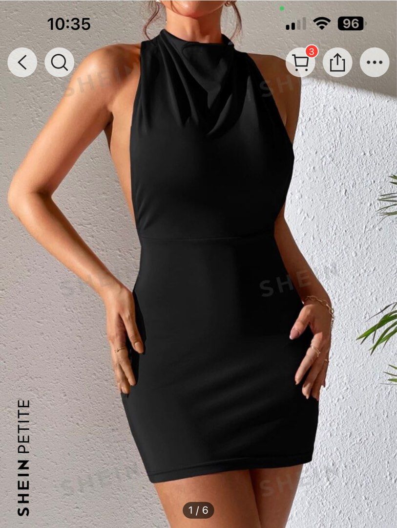 Halter neck bodycon dress Women s Fashion Dresses Sets Dresses on Carousell