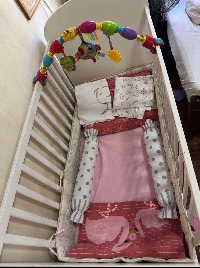 Ikea Crib see pics for description (Category: Cots & Cribs) located in Manila. Submitted by airotkivam (Listing ID 1320252363, Image 2). Description: What’s includes: Gonatt Crib orig price ₱19,990.00 Lenast comforter ₱ 1290.00 Len sheet 590.00 Lenast ₱1290.00 Krumellur ₱3000.00 Rodhake ₱1,290.00 .