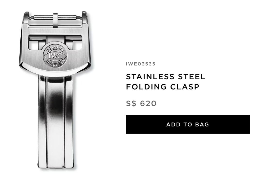IWC Deployant Clasp Authentic 18mm