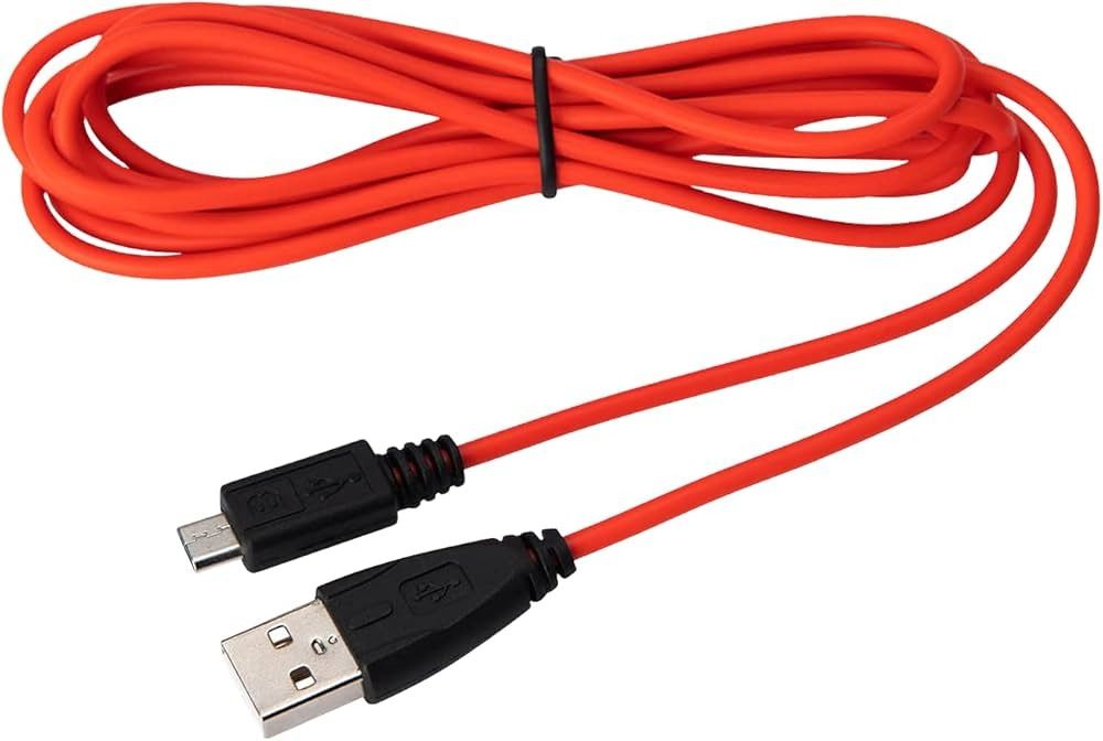 Jabra USB A to Micro USB Cable 1.5M and Playstation PS4 controller cable