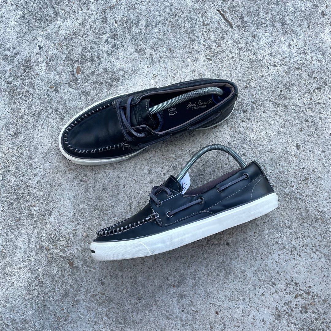 Jack Purcell Boat Loafers Leather Brown L0w 7UK RM12O Men s Fashion Footwear Sneakers on Carousell