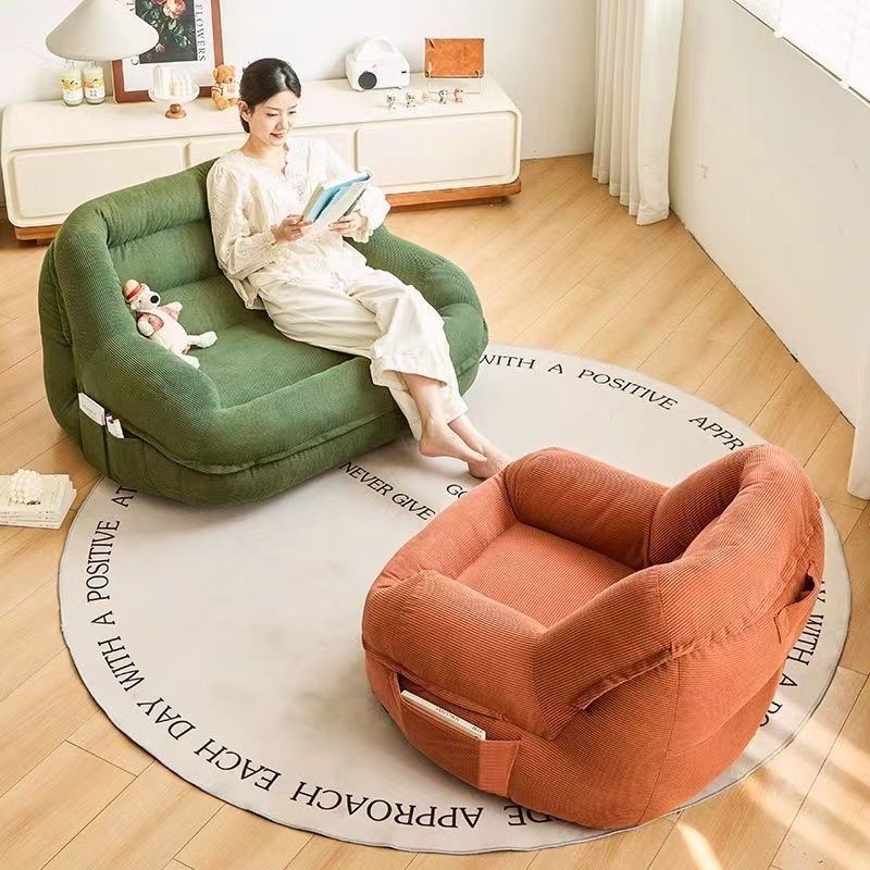 Lazy sofa small sized sofa chair living room bedroom balcony French style double berth tatami retro style internet celebrity