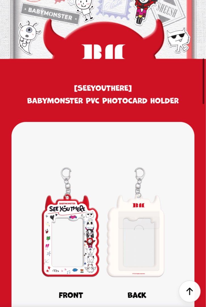 LFB/ PO] - [SEEYOUTHERE] Exclusive BABYMONSTER PVC PHOTOCARD