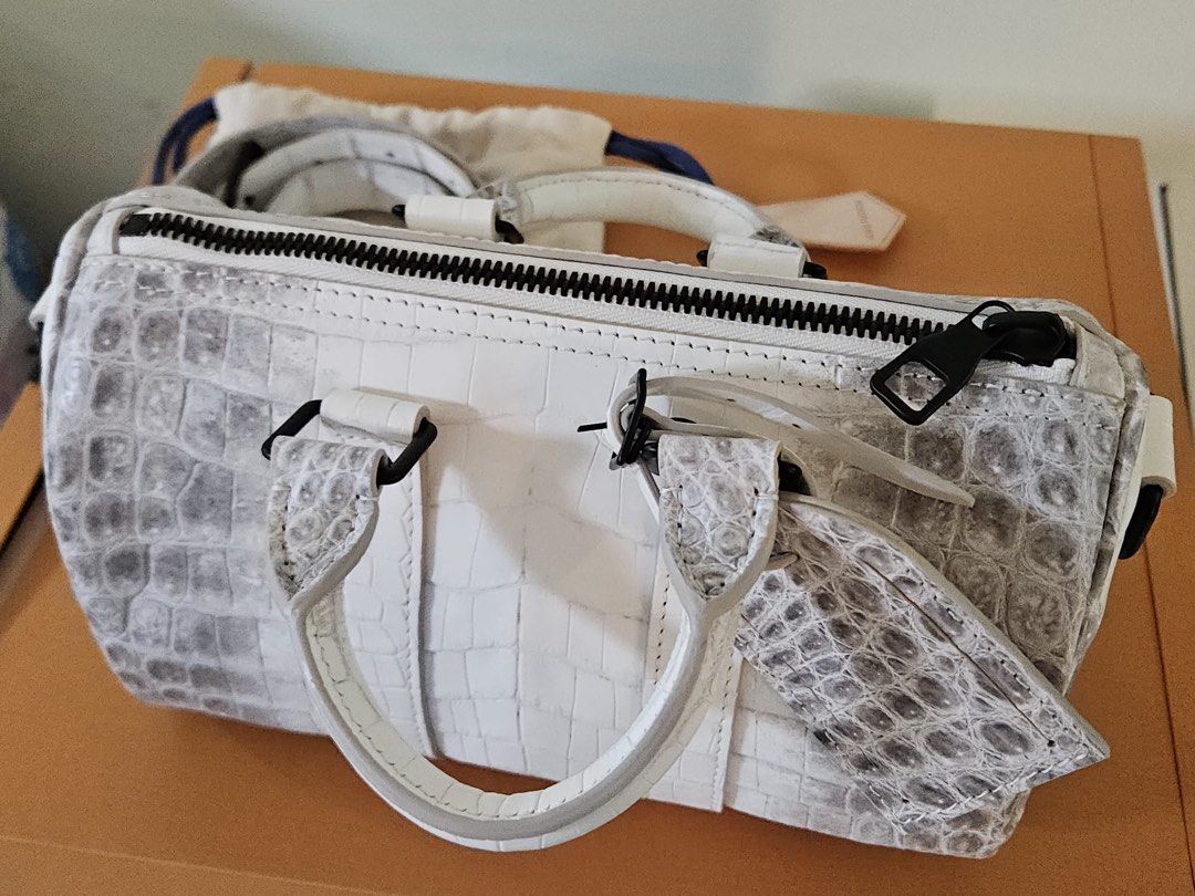Louis Vuitton Himalayan Crocodile Skin Keepall 25