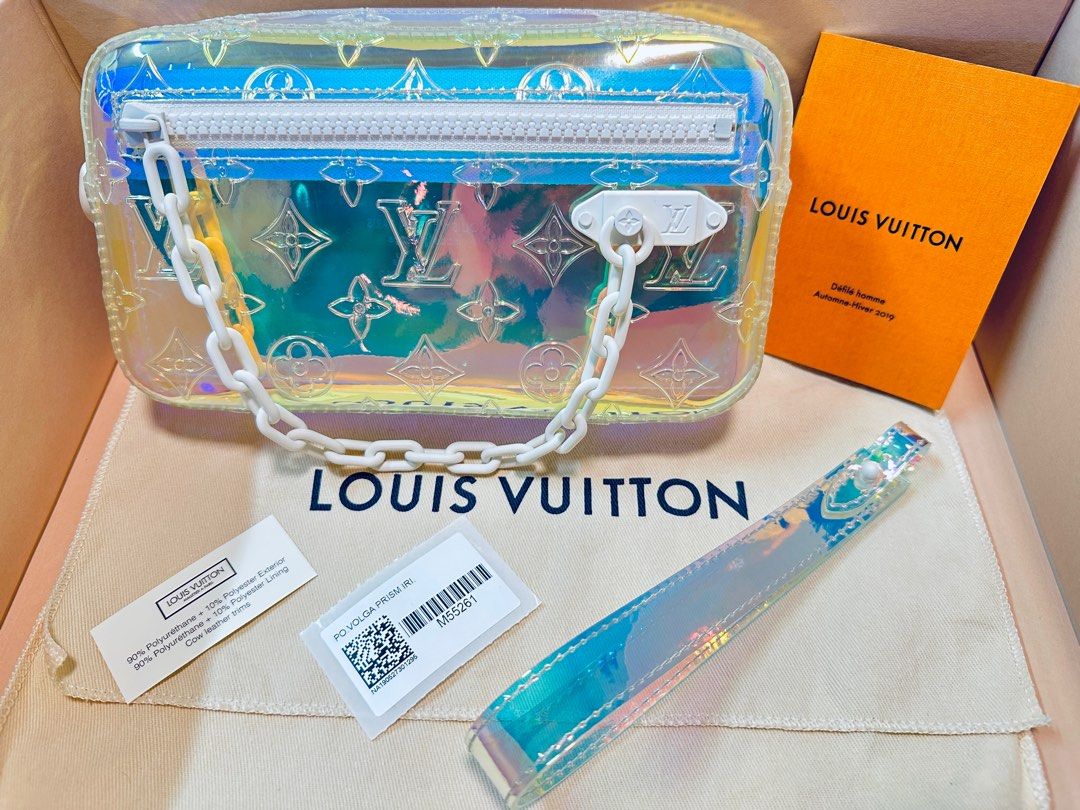 Collection Louis Vuitton Prism Clutch X Virgil Abloh Iridescent