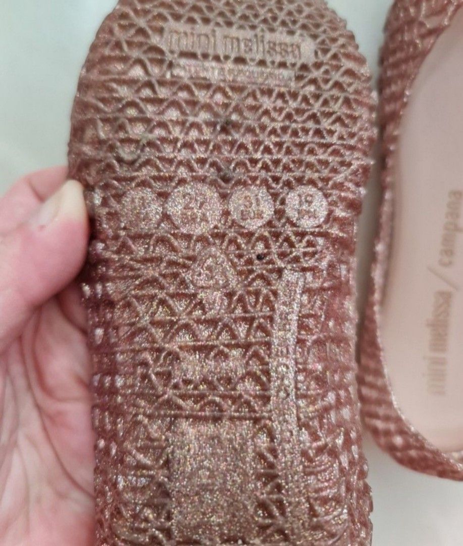 Mini melissa campana rose gold hot sale