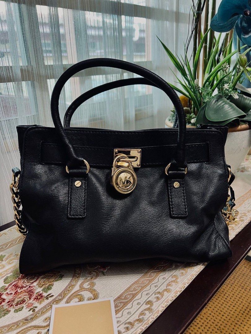 Michael Kors Hamilton Satchel Handbag Authentic